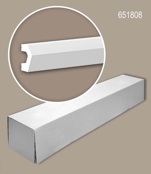 Profhome 651808-box 1 laatikko kanssa 18 listat Peitelista Friisilista modernissa tyylissä | 36 m