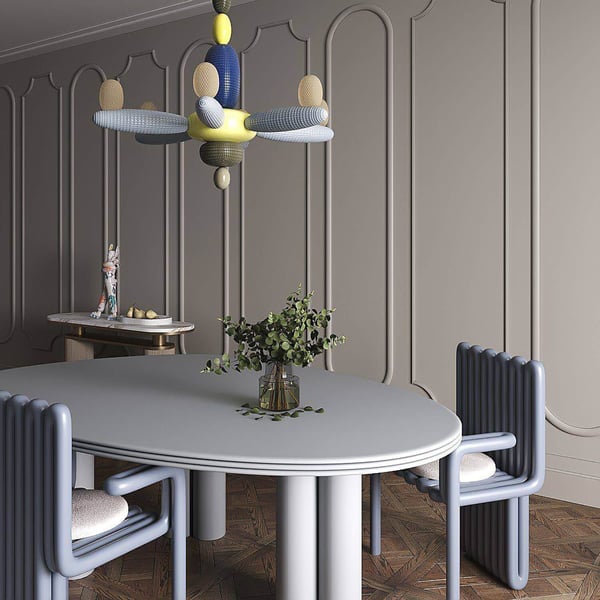 Profhome 651815-box 1 laatikko kanssa 18 listat Peitelista Friisilista modernissa tyylissä | 36 m