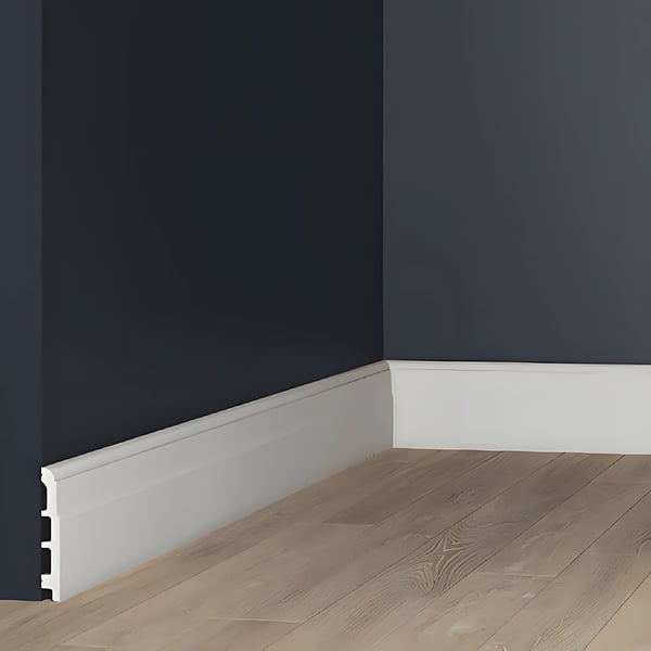 Profhome 653803-box 1 laatikko kanssa 18 listat Sokkelilista Jalkalista ajattomassa tai klassisessa tyylissä | 36 m