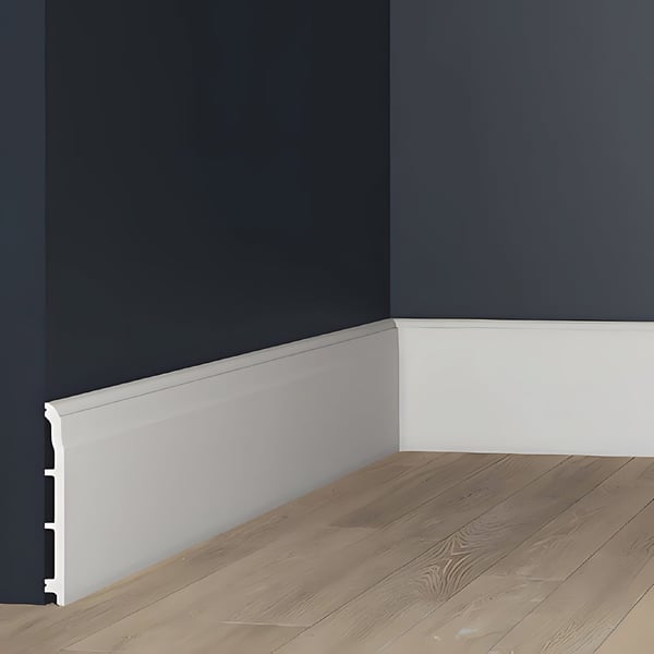 Profhome 653804-box 1 laatikko kanssa 12 listat Sokkelilista Jalkalista ajattomassa tai klassisessa tyylissä | 24 m