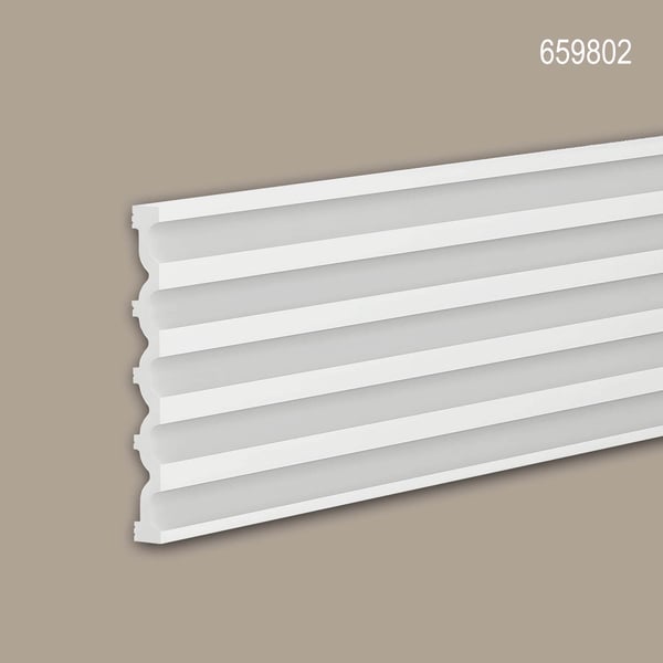 Profhome 659802-box 1 laatikko kanssa 3 listat 3d seinäpaneeli Seinäpanelointi modernissa tyylissä | 6 m