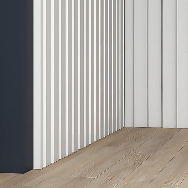 Profhome 659806-280-box 1 laatikko kanssa 3 listat 3d seinäpaneeli Seinäpanelointi modernissa tyylissä | 8,4 m