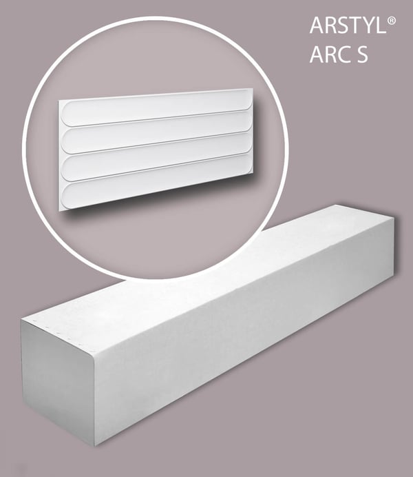 NMC ARC S-box ARSTYL Noel Marquet 1 kasse 9 paneler 3D vægpanel Vægpanelering design moderne | 3,25 m2