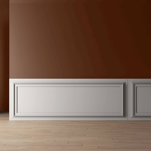 3D väggpanel Profhome 159819 Väggpanelering Akustikpanel Dörrpanel Dekorelement nyklassicism vit 0,75 m2