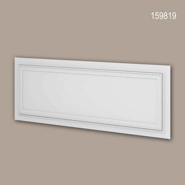 3D väggpanel Profhome 159819 Väggpanelering Akustikpanel Dörrpanel Dekorelement nyklassicism vit 0,75 m2