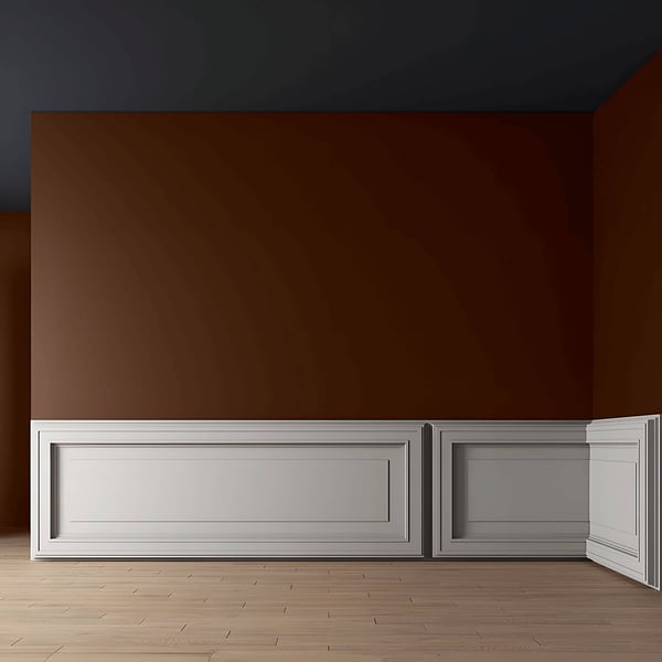 3D vægpanel Profhome 159821 Vægpanelering Akustikpanel Dørpanel Zireelement nyklassicistisk stil hvid 0,75 m2