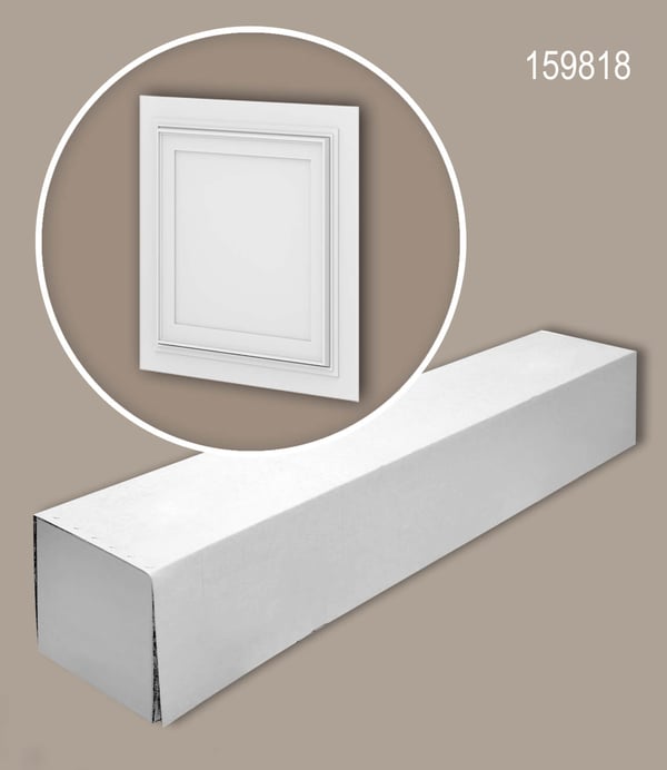 Profhome 159818-box 1 kasse 6 paneler 3D vægpanel Vægpanelering style Néo-Classicisme | 1,5 m2