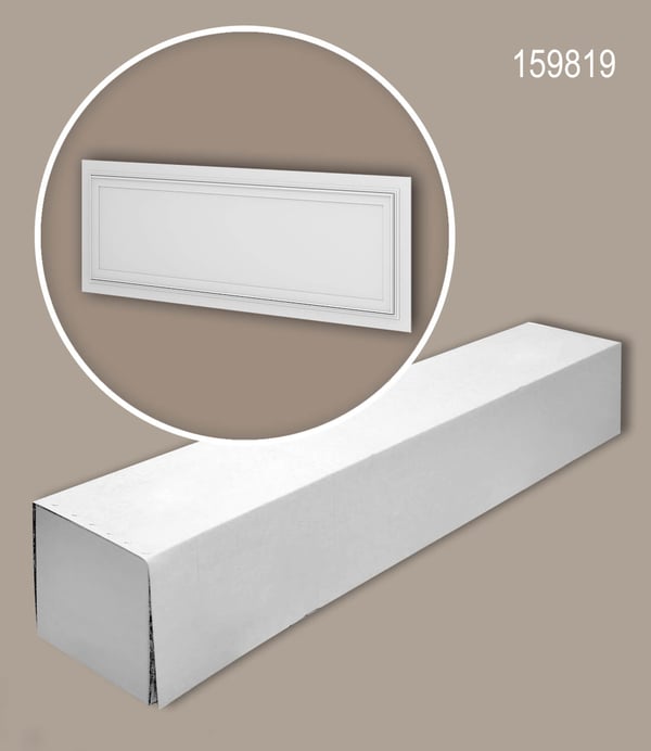 Profhome 159819-box 1 kasse 8 paneler 3D vægpanel Vægpanelering style Néo-Classicisme | 6 m2