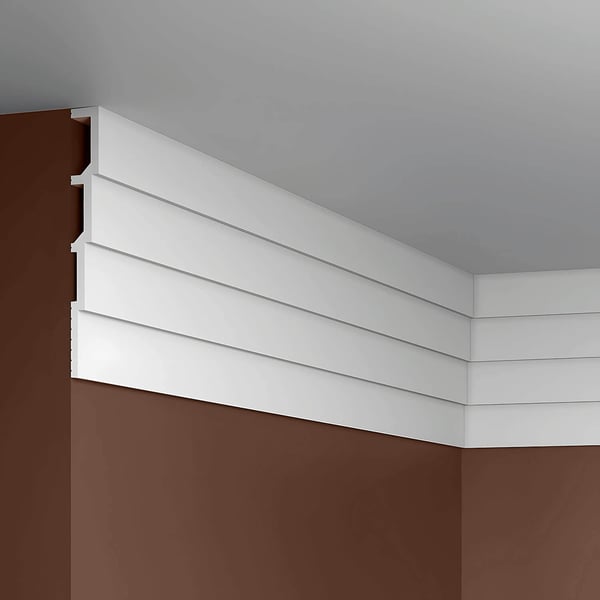 Profhome 659805-280-box 1 laatikko kanssa 4 listat 3d seinäpaneeli Seinäpanelointi modernissa tyylissä | 11,2 m