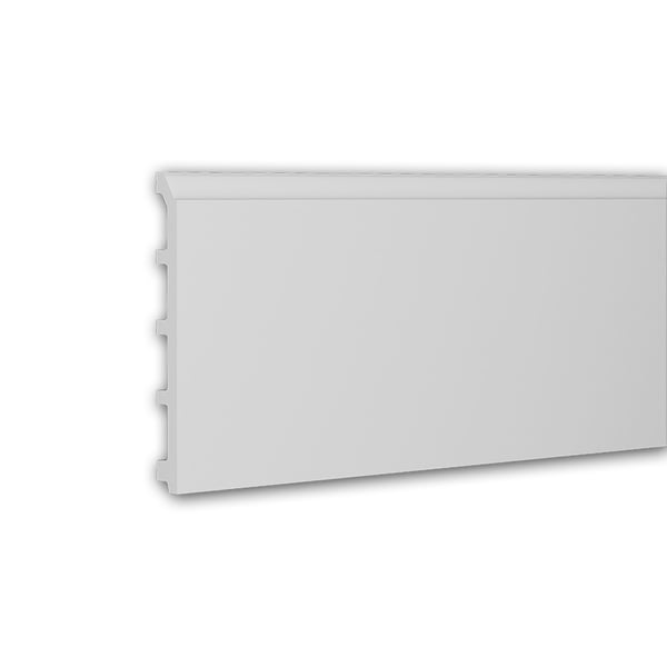 Sokkelliste Profhome 653117 Fodliste Stukliste Prydliste moderne stil hvid 2 m Sokkelliste Profhome 653117 Fodliste Stukliste Prydliste moderne stil hvid 2 m