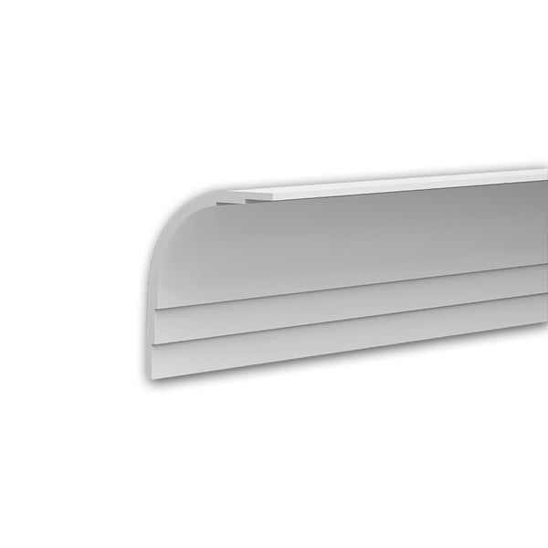 Profhome 650243-box 1 låda innehåller 4 lister Hörnlist Taklist modern | 8 m