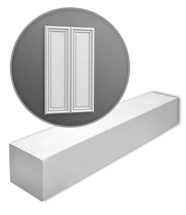 Orac Decor W124-box BURLINGTON 1 låda innehåller 3 paneler 3D väggpanel Väggpanelering nyklassicism | 2,4 m2 Orac Decor W124-box BURLINGTON 1 låda innehåller 3 paneler 3D väggpanel Väggpanelering nyklassicism | 2,4 m2