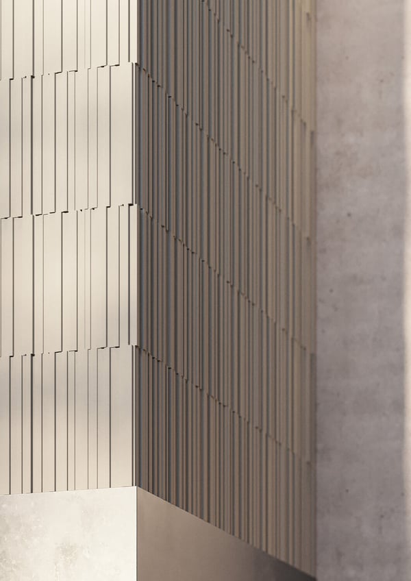 3D väggpanel NMC ALLEGRETTO ARSTYL Noel Marquet Väggpanelering Akustikpanel Vägglist Stucklist Dekorlist modern vit 2 m