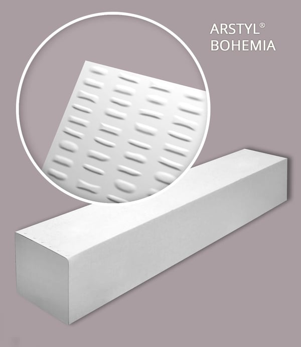 NMC BOHEMIA-box ARSTYL Noel Marquet 1 låda innehåller 6 paneler 3D väggpanel Väggpanelering modern | 12 m