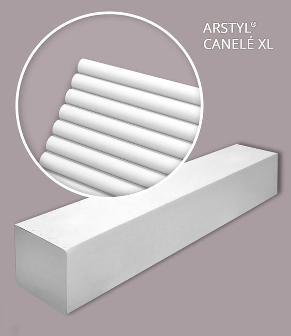 NMC CANELÉ XL-box ARSTYL Noel Marquet 1 låda innehåller 3 paneler 3D väggpanel Väggpanelering modern | 6 m