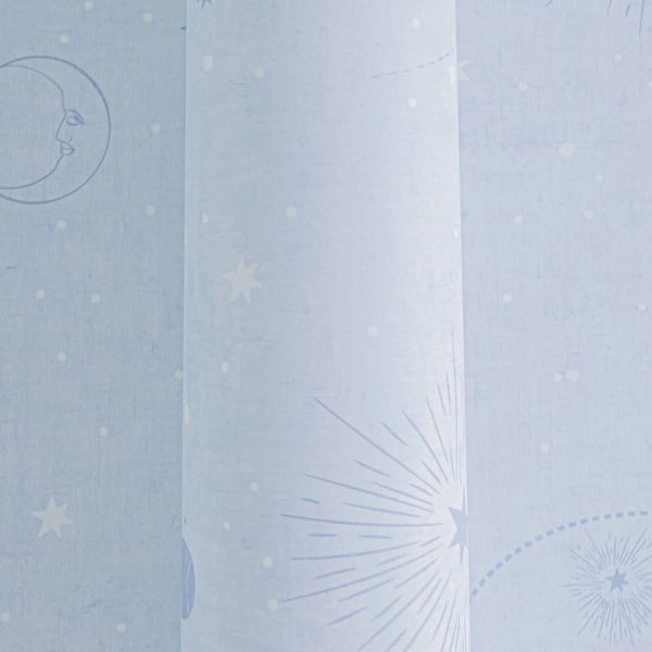Lapset tapetti Profhome 771312-GU kuitutapetti sileä graafinen mat sininen vaaleansininen valkoinen 5,33 m2