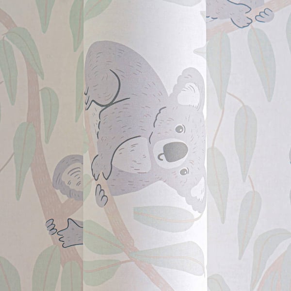 Lapset tapetti Profhome 771341-GU kuitutapetti sileä eläimet kuvio mat harmaa kerma vaaleanvihreä beige 5,33 m2