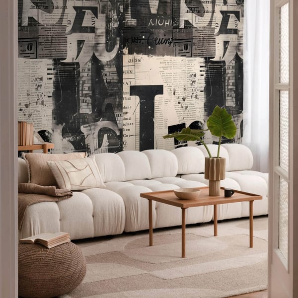 Valokuvatapetti Profhome 791444-GU kuuma kohokuvioitu kuitutapetti hieman rakenteellinen graafinen mat kerma musta silkki harmaa beige 1,59 m x 2,8 m Valokuvatapetti Profhome 791444-GU kuuma kohokuvioitu kuitutapetti hieman rakenteellinen graafinen mat kerma musta silkki harmaa beige 1,59 m x 2,8 m