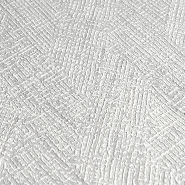 Rakenteellinen tapetti Profhome 790924-GU kuitutapetti rakenteellinen raidallinen mat harmaa valkoinen harmaa beige 5,33 m2