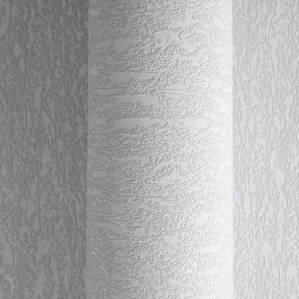 Rakenteellinen tapetti Profhome 790954-GU kuitutapetti rakenteellinen kukikas glitrende harmaa vaalean harmaa hopea 5,33 m2