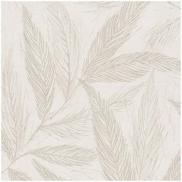 Natur tapet Profhome 790962-GU ikke-vævet tapet lidt tekstureret blomster og metalliske højdepunkter fløde grå sølv beige 5,33 m2