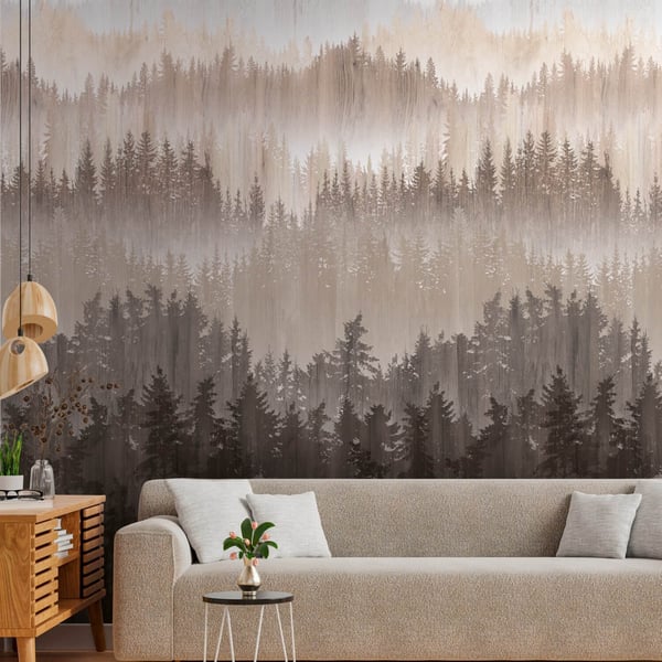 Valokuvatapetti Profhome 391812-GU kuuma kohokuvioitu kuitutapetti sileä metsä mat ruskea beige harmaa kerma 1,59 m x 2,8 m Valokuvatapetti Profhome 391812-GU kuuma kohokuvioitu kuitutapetti sileä metsä mat ruskea beige harmaa kerma 1,59 m x 2,8 m
