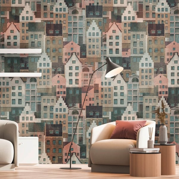 Valokuvatapetti Profhome 391822-GU kuuma kohokuvioitu kuitutapetti sileä graafinen mat monivärinen pastellinsininen pinkii beige harmaa 1,59 m x 2,8 m Valokuvatapetti Profhome 391822-GU kuuma kohokuvioitu kuitutapetti sileä graafinen mat monivärinen pastellinsininen pinkii beige harmaa 1,59 m x 2,8 m