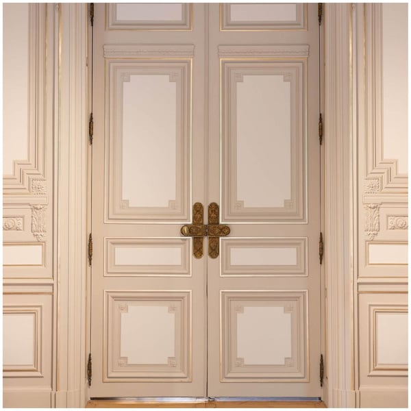 Foto tapet Profhome 786631-GU varmt stemplet ikke-vævet tapet tekstureret 3D mat beige creme brun 2,12 m x 2,8 m