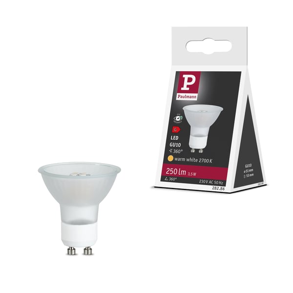 Paulmann Standard 230V LED-reflektor Maxiflood GU10 250lm 3,5W 2700K Softopal