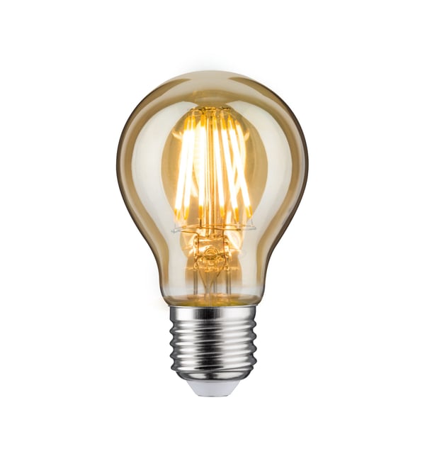 Paulmann 1879 Filament 230V LED-glödlampa E27 470lm 6W 1700K dimbar Guld