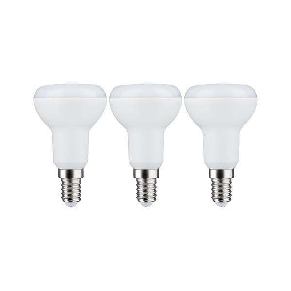 Paulmann Standard 230V LED-reflektor R50 E14 Set om 3 3x450lm 3x5,5W 2700K Opal