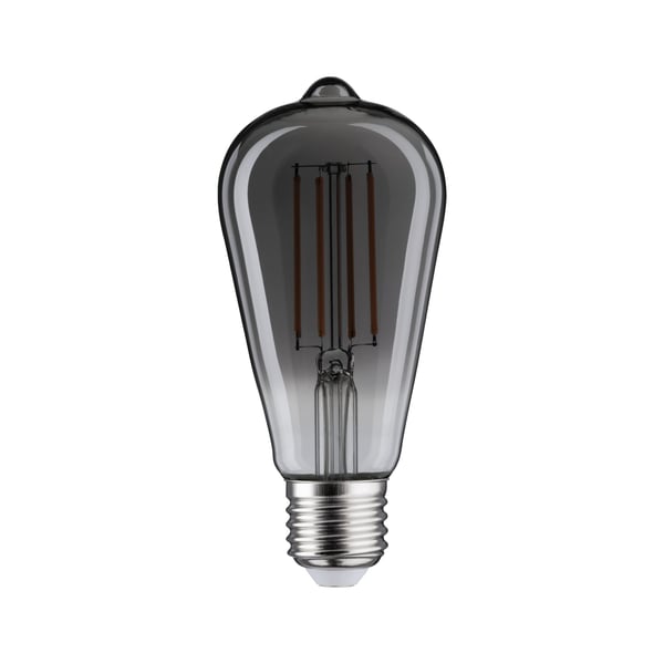 Paulmann 1879 Filament 230V LED-kolv Rustika E27 385lm 7,5W 2200K dimbar Rökfärgad