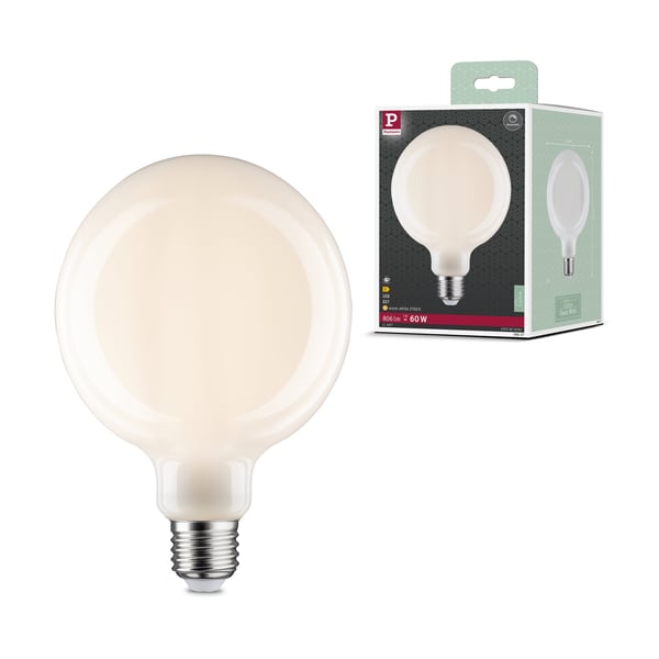 Paulmann Filament 230V LED Globe G125 E27 806lm 7W 2700K dimbar Opal
