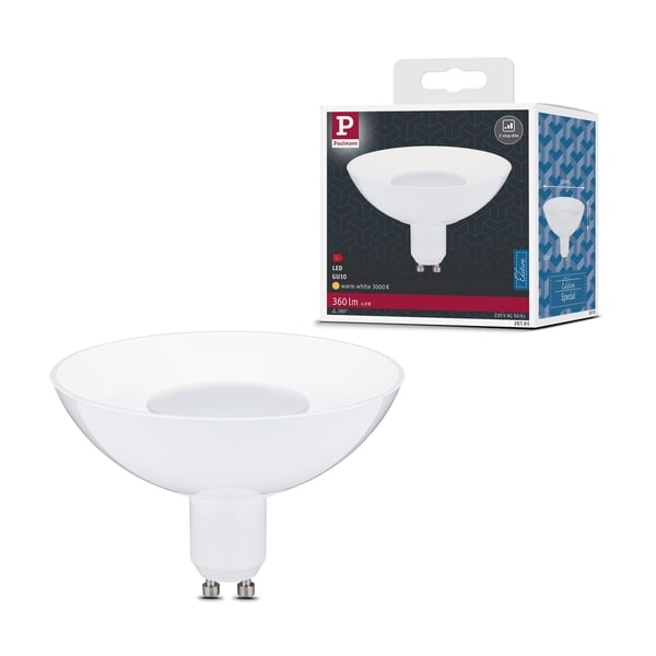 Paulmann LED reflektor 3-Step-Dim GU10 230V 360lm 4,9W 3000K dimbar Vit