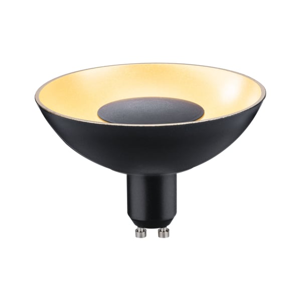 Paulmann LED reflektor 3-Step-Dim GU10 230V 170lm 4,9W 1900K dimbar Svart, Guld