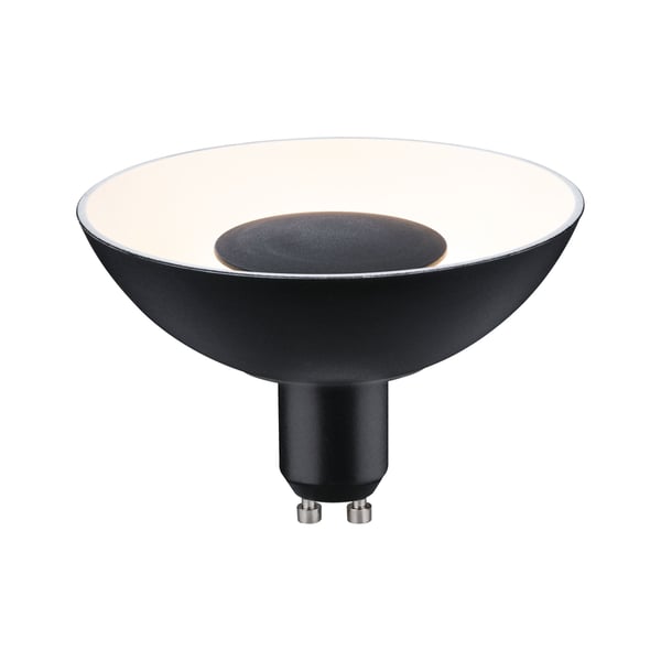 Paulmann LED reflektor 3-Step-Dim GU10 230V 360lm 4,9W 3000K dimbar Svart, Vit