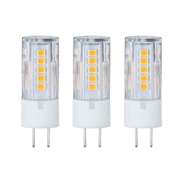 Paulmann Standard 12V LED stiftfattning GY6,35 Set om 3 3x300lm 3x3,5W 2700K Klar