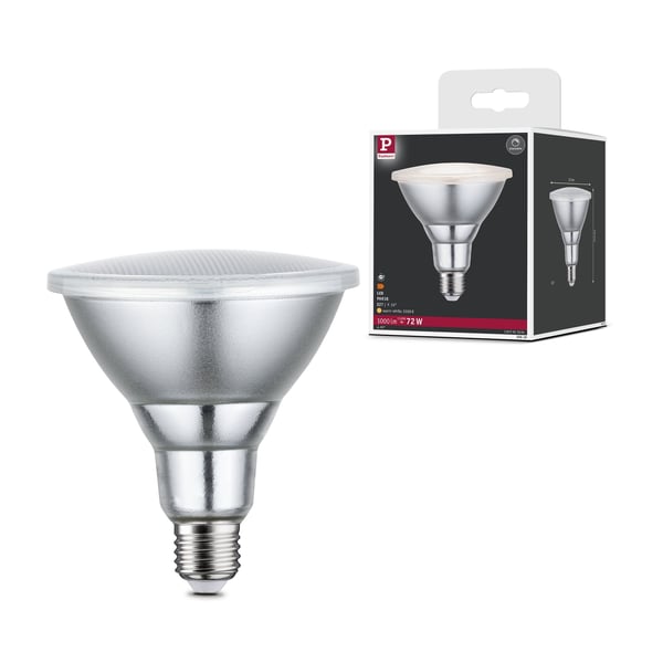 Paulmann Standard 230V LED-reflektor PAR38 1000lm 13,8W 3000K dimbar Silver Paulmann Standard 230V LED-reflektor PAR38 1000lm 13,8W 3000K dimbar Silver