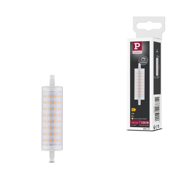 Paulmann Standard 230V LED-stav R7s 118 mm 1521lm 13W 2700K dimbar Klar