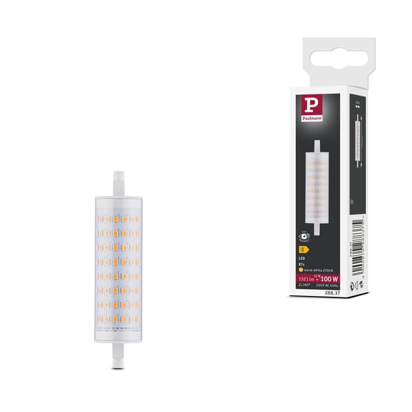 Standard 230V LED-stav R7s 118 mm 1521lm 12W 2700K Klar