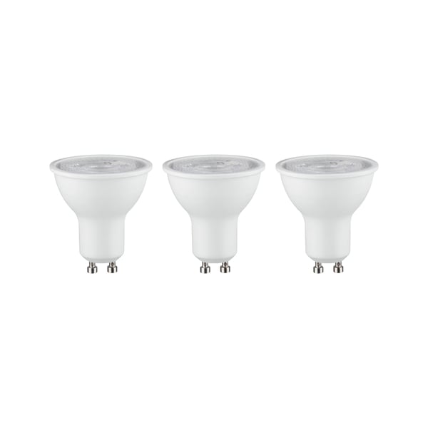 Paulmann Standard 230V LED-reflektor GU10 Set om 3 3x460lm 3x7W 4000K Vit matt