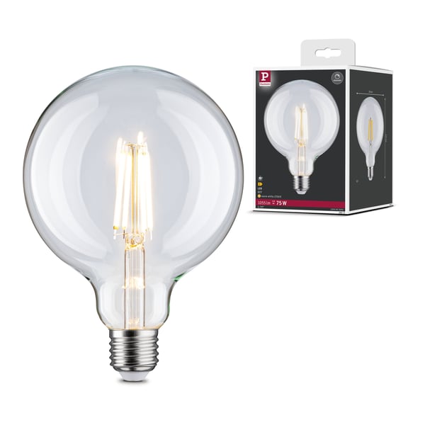 Paulmann Filament 230V LED Globe G125 E27 1055lm 9W 2700K dimbar Klar