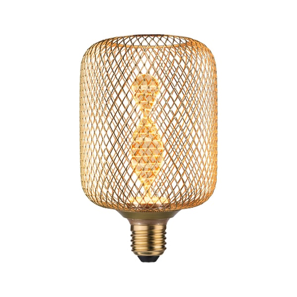 Paulmann Metallic Glow Standard 230V LED-ljuskälla Zyl E27 130lm 3,5W 1800K Mässing