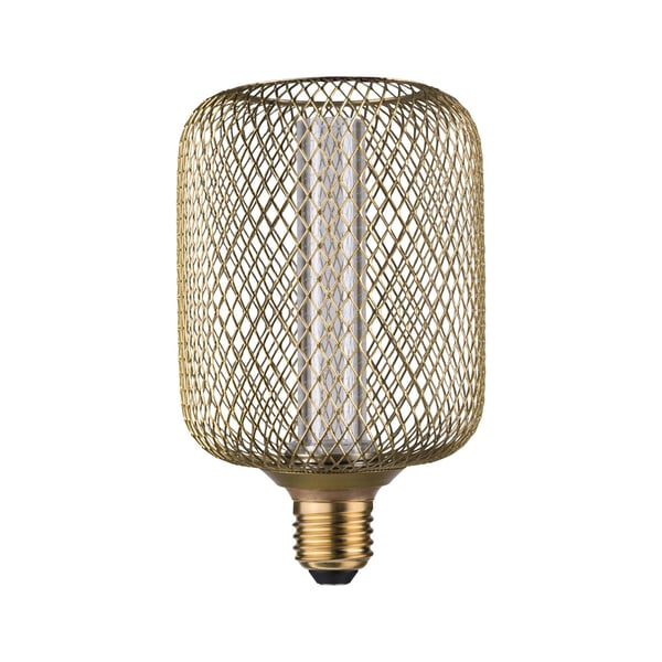 Paulmann Metallic Glow Standard 230V LED-ljuskälla Zyl E27 200lm 4,2W 1800K Mässing