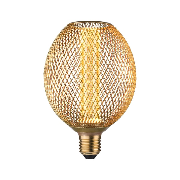 Paulmann Metallic Glow Standard 230V LED Globe E27 200lm 4,2W 1800K Mässing