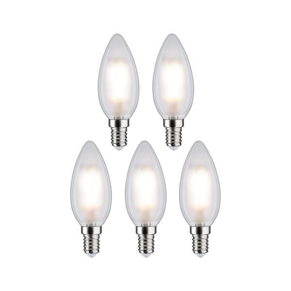 Paulmann Filament 230V LED-stearinljus E14 5x470lm 5x4,8W 4000K Matt