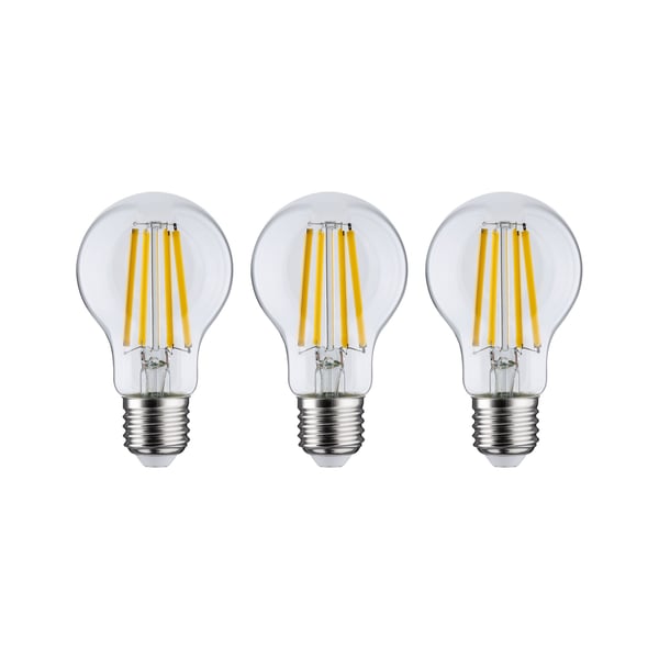 Paulmann Efficient-Line Filament 230V LED-glödlampa E27 Set om 3 3x840lm 3x4W 3000K Klar