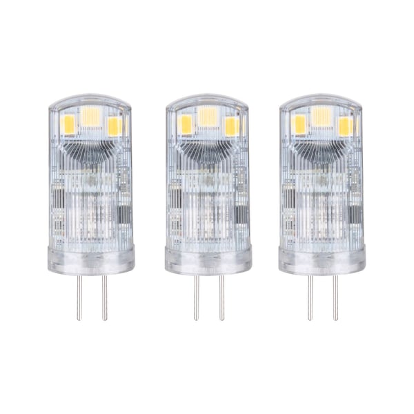 Paulmann Standard 12V LED stiftfattning G4 Set om 3 3x200lm 3x1,8W 2700K Klar
