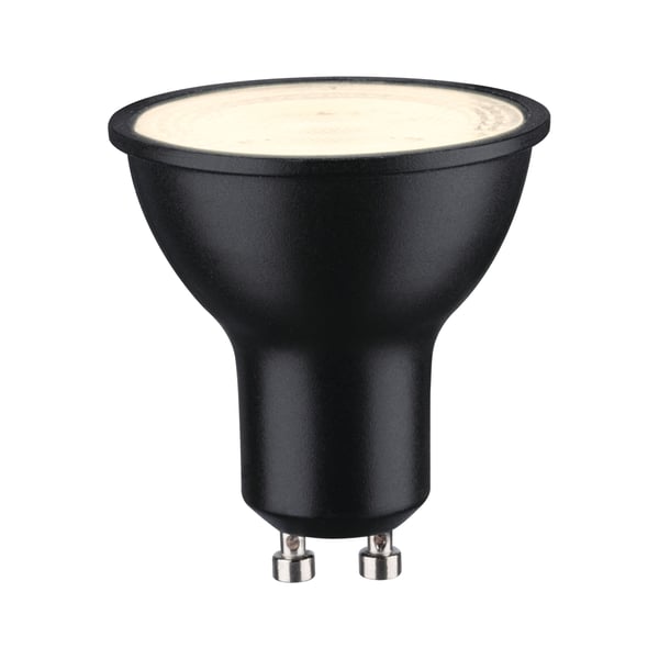 Paulmann Standard 230V LED-reflektor GU10 750lm 8W 2700K dimbar Svart matt
