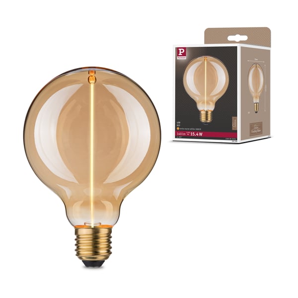 Paulmann Floating Shine Standard 230V LED Globe E27 140lm 2,8W 1800K Guld
